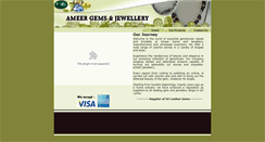 Desktop Screenshot of ameergems.com